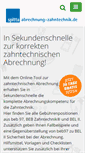 Mobile Screenshot of abrechnung-zahntechnik.de